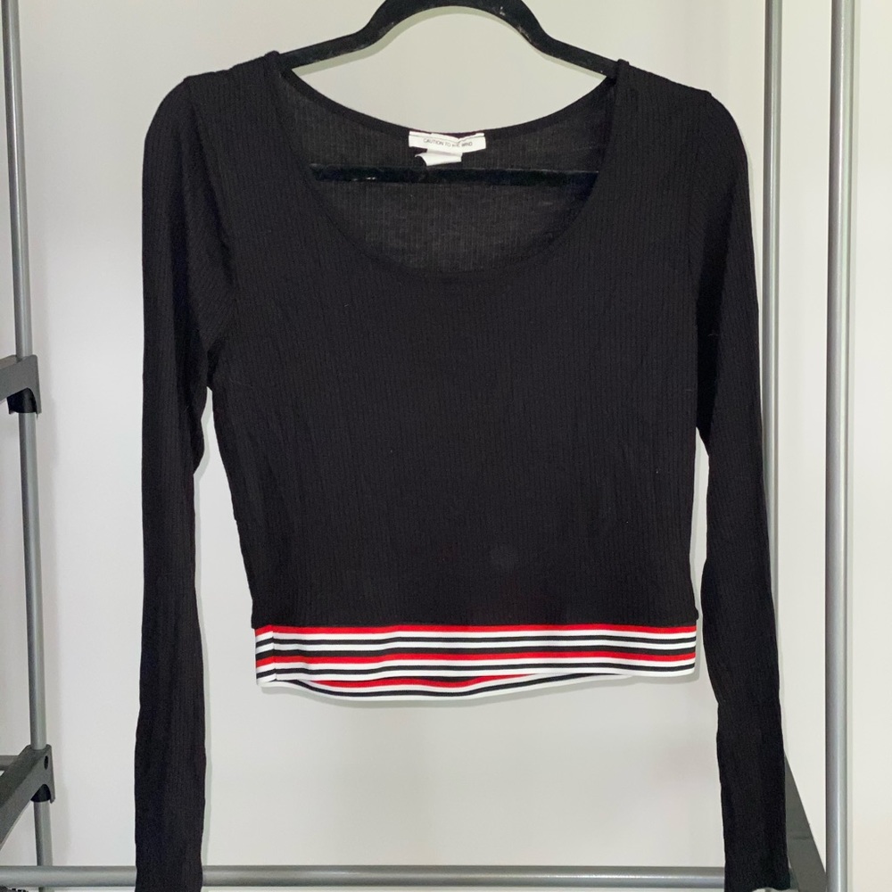 Long sleeve black shirt
